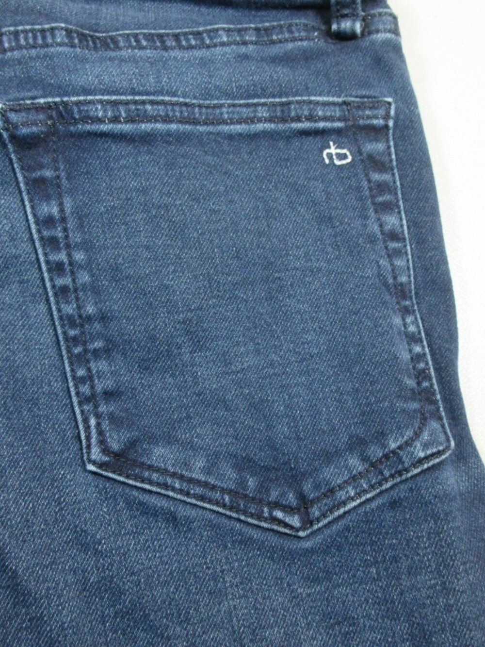 rag & bone mens dark wash distressed slim fit 2 jeans 30x32 - Picture 8 of 12